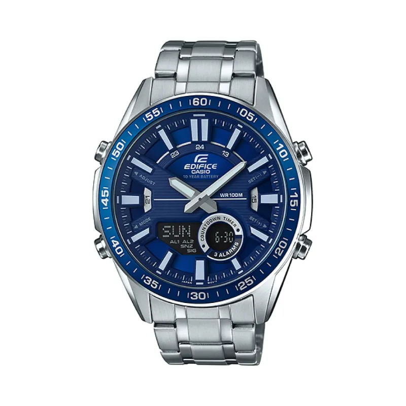 Reloj Casio Efv_c100d_2av Plateado Hombre