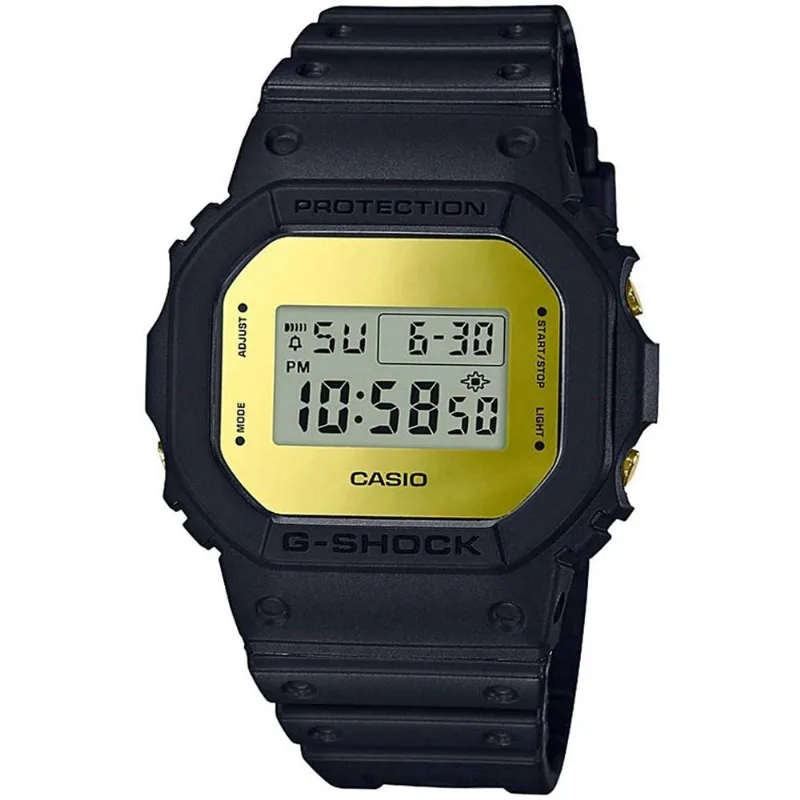 Reloj Casio G-Shock DW5600BBMB-1 Digital Resina Negro Dorado