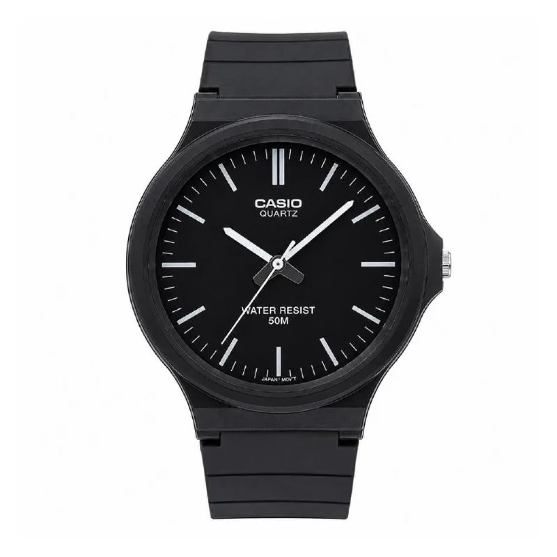 Reloj Casio Mw-240-1ev Negro Hombre