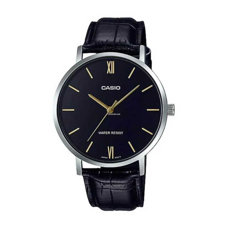 Reloj Casio Mtpvt01l-1budf Negro Hombre