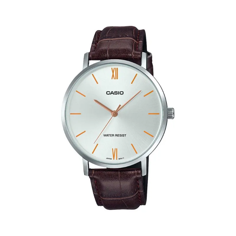 Reloj Casio Mtp-vt01l-7b2udf Marrón Hombre