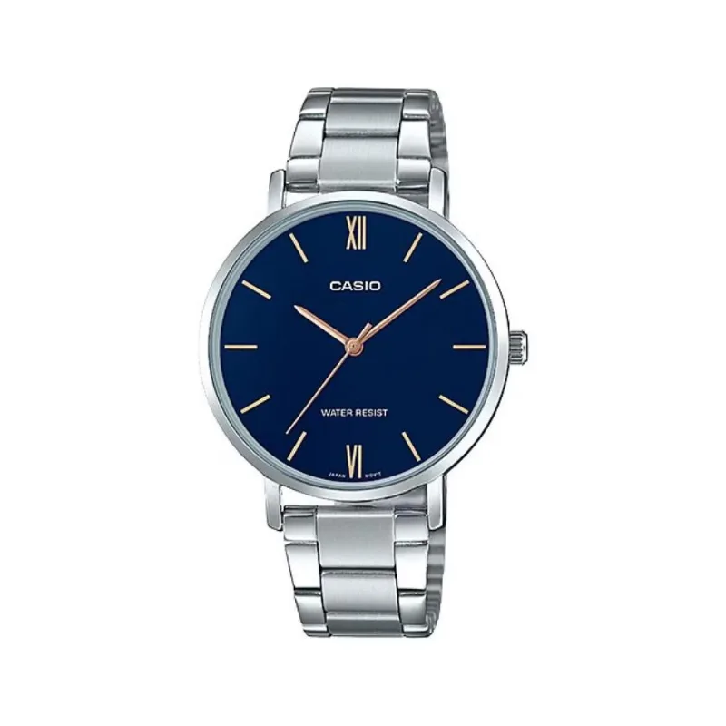 Reloj Casio Ltpvt01d-2budf Plateado Hombre