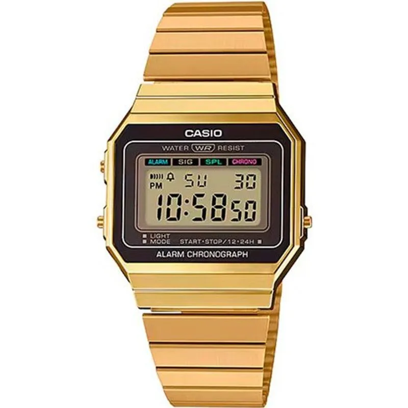 Relógio Casio Unissex Digital A700wg-9adf Dourado