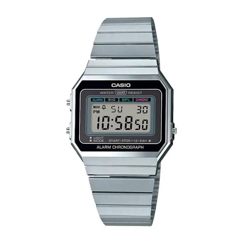 Reloj Casio A-700w-1a Plateado Hombre