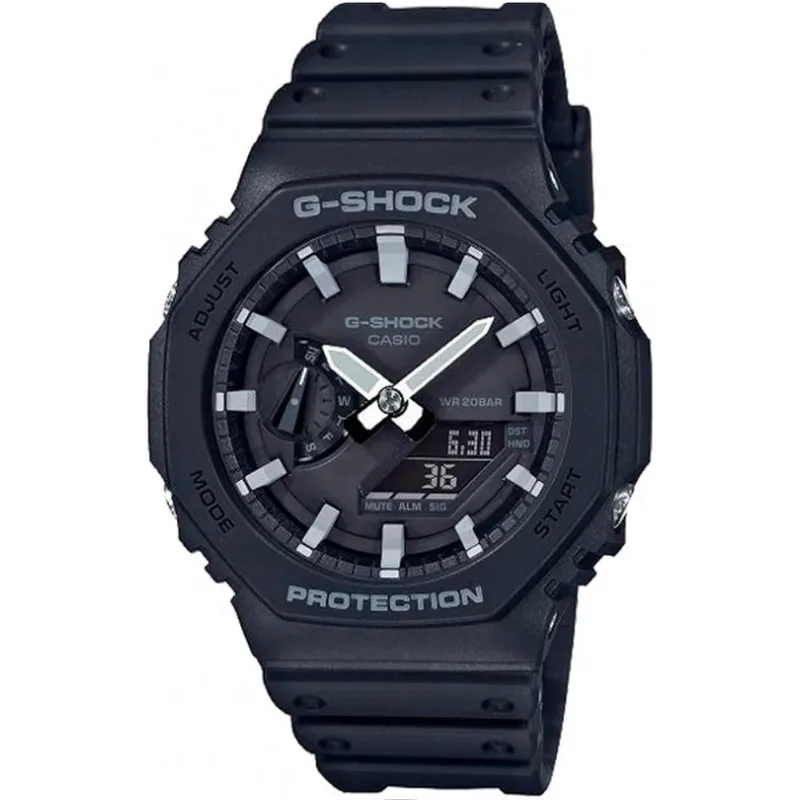 Relógio Casio Masculino Ref: Ga-2100-1adr G-Shock Anadigi