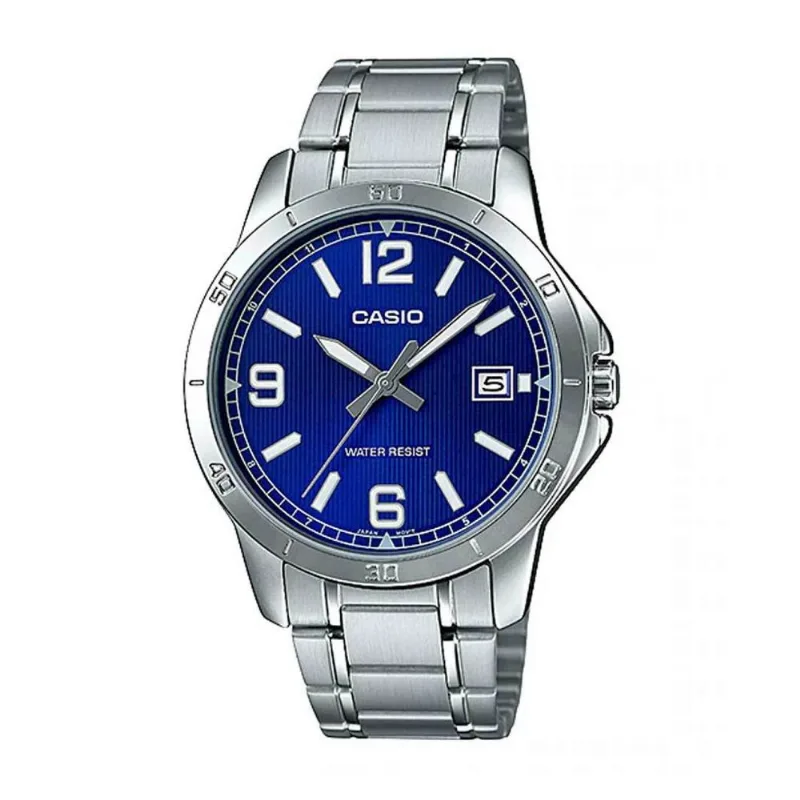 Reloj Casio Mtp-v004d-2budf Plateado Hombre