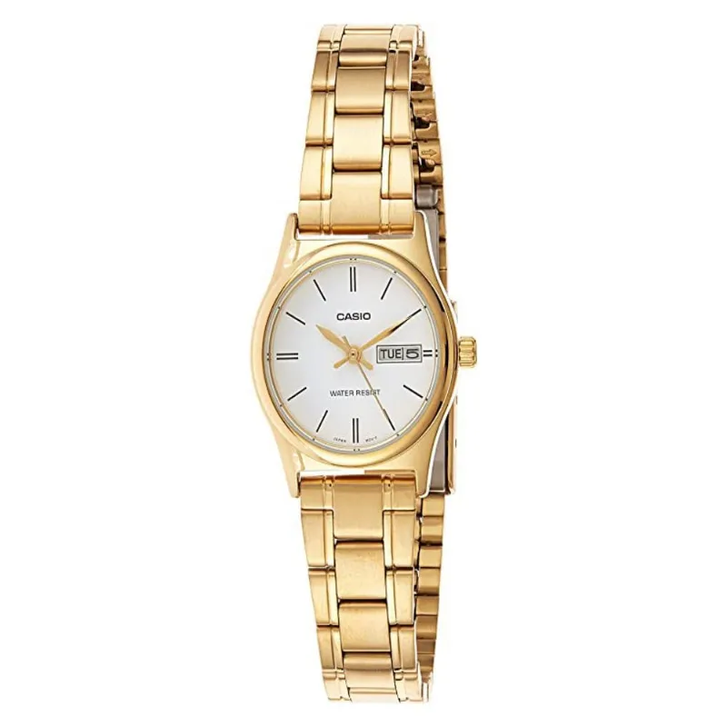 Reloj Casio Ltp-v006g-7budf Dorado Mujer