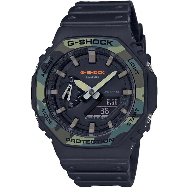 Casio G-Shock GA-2100SU-1AER sat, crni