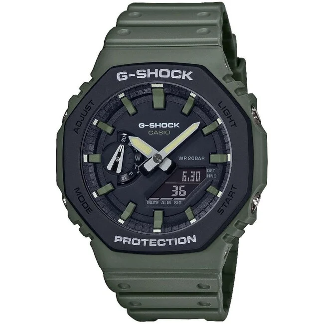 Casio G-Shock GA-2110SU-3AER sat, crni/zeleni