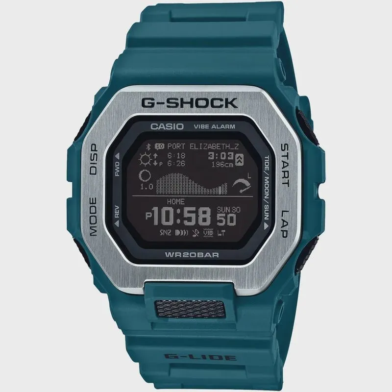 Relógio casio g-shock masculino digital verde GBX-100-2DR