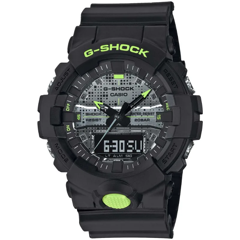Reloj Casio G-Shock GA800DC-1A Digital Analógico Resina Negro