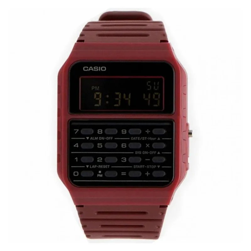 Reloj Casio Ca-53wf-4b Rojo Hombre
