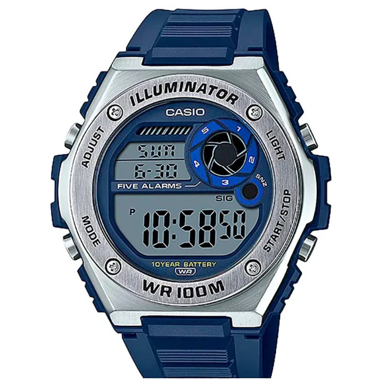 Relógio Unissex Digital Casio MWD100H2AVDF Azul