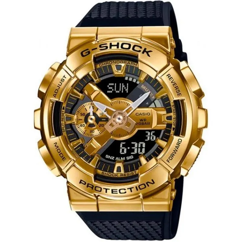 Relógio Casio Masculino G-Shock Anadigi Dourado