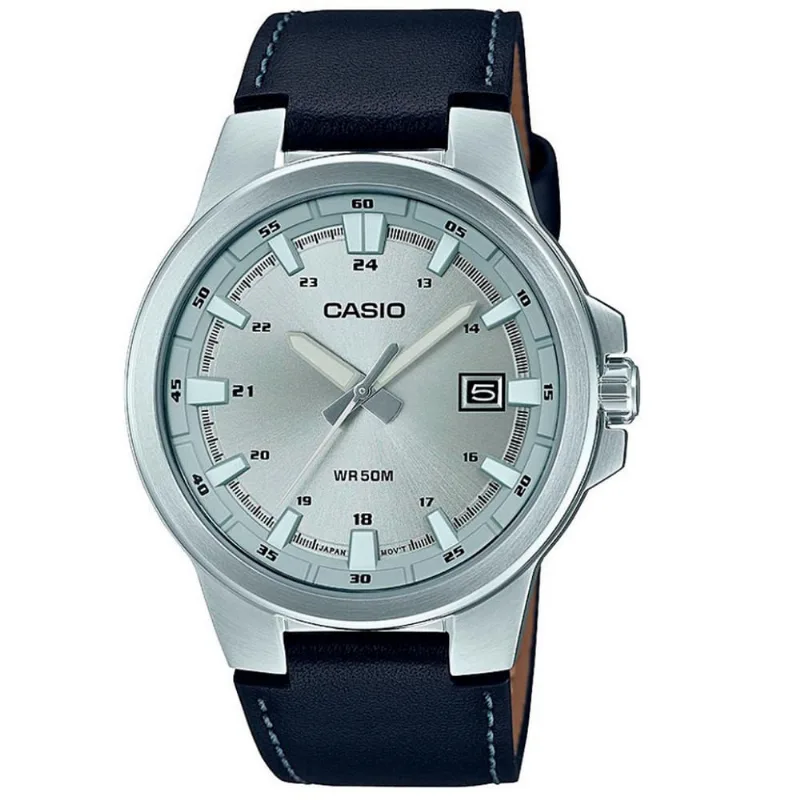 Relógio Masculino Analógico Casio Collection MTP-E173L-7AVDF Preto com Prata