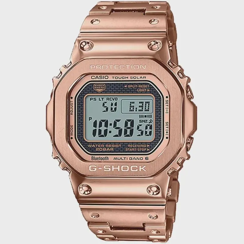 Relógio casio g-shock masculino digital rosê GMW-B5000GD-4DR