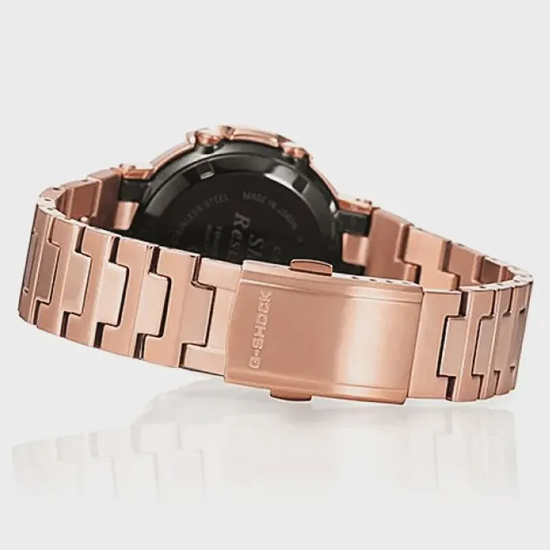 Relógio casio g-shock masculino anadigi rosê AWM-500GD-4ADR