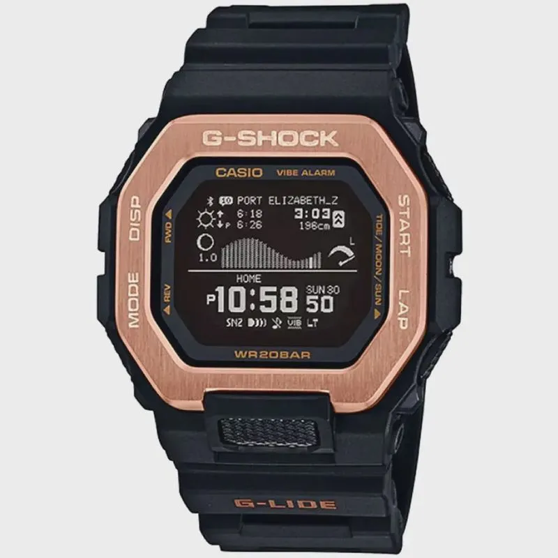Relógio casio g-shock masculino digital rosê GBX-100NS-4DR
