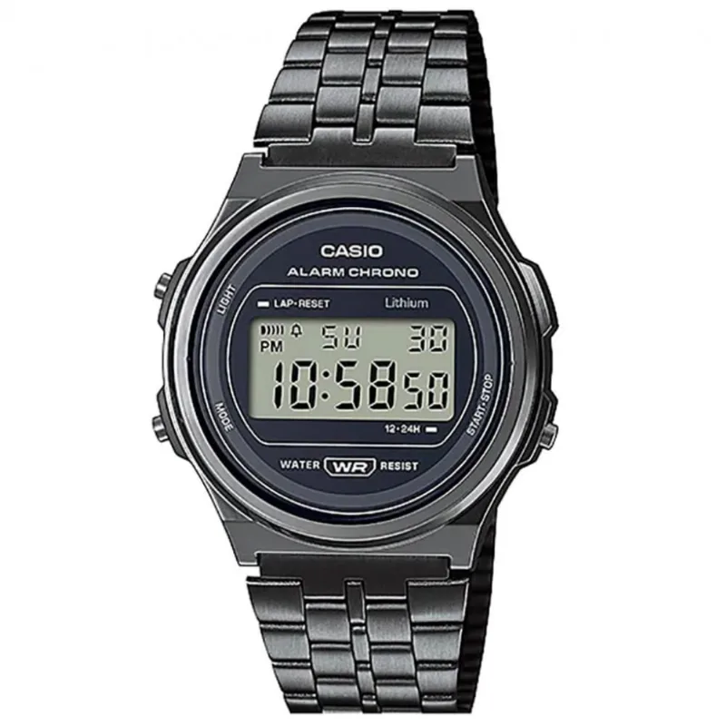 Relógio Unissex Digital Casio A171WEGG-1ADF Preto