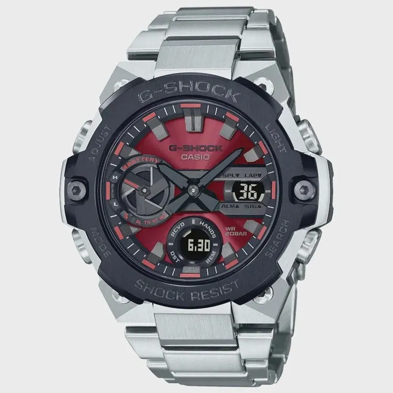 Relógio casio g-shock G-Steel masculino aço GST-B400AD-1A4DR