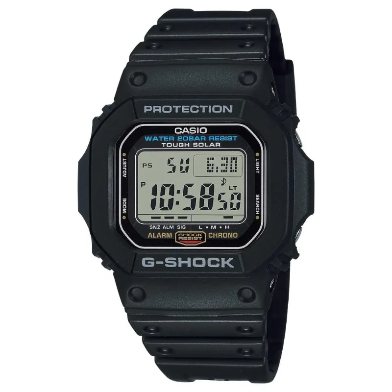 Relógio Casio Masculino Ref: G-5600ue-1dr G-Shock Digital Solar