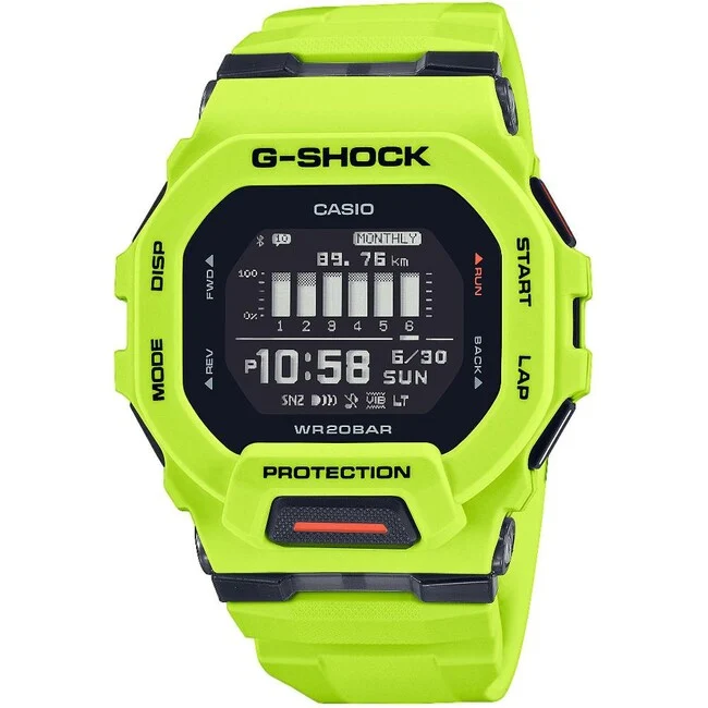 Casio G-Shock GBD-200-9ER sat, crni/žuti