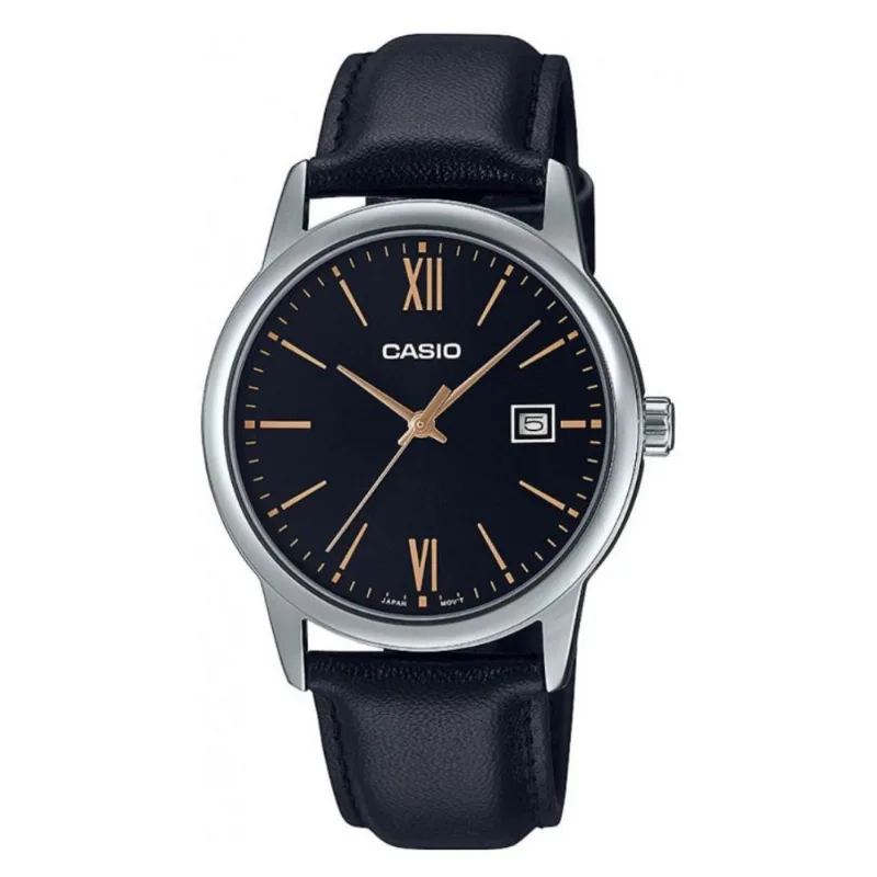 Reloj Casio Mtp-v002l-1b3 Negro Hombre