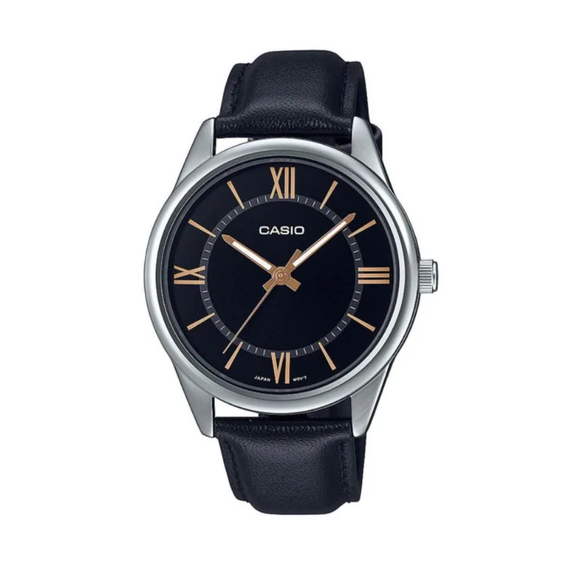 Reloj Casio Mtp-v005l-1b5 Negro Hombre