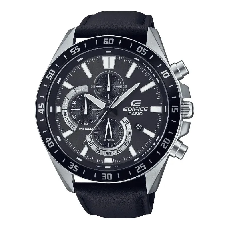 Relógio Casio Masculino Ref: Efv-620l-1avudf Edifice Cronógrafo Prateado