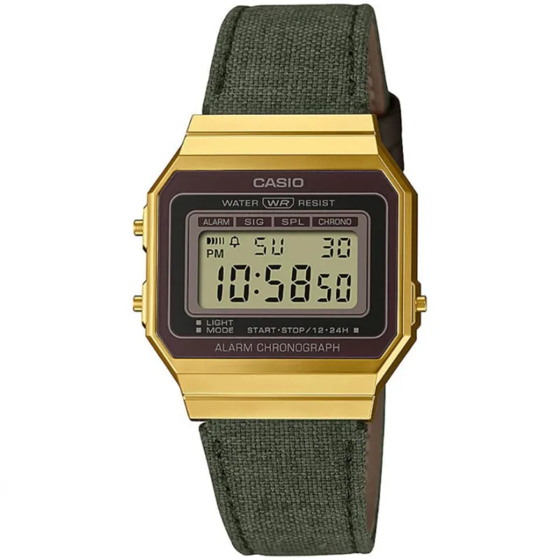 Relógio Unissex Digital Vintage A700WEGL3AEF Casio Verde