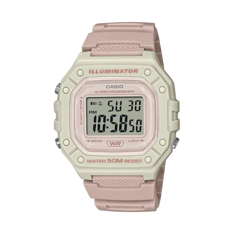 Reloj Casio W218hc-4a2vdf Rosa Hombre