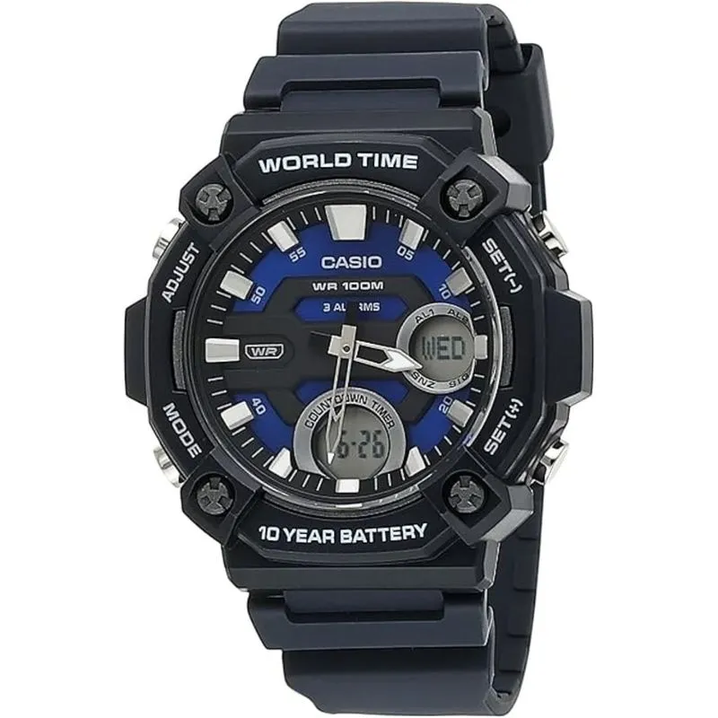 Relógio Casio masculino analógico digital AEQ-120W-2AVDF