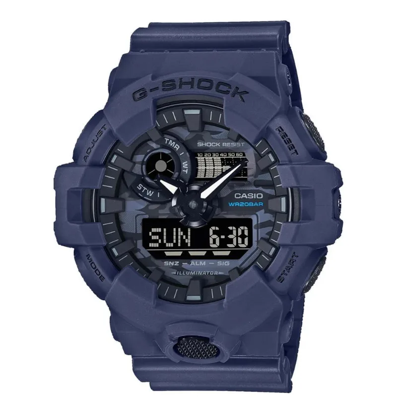 Relógio Casio Masculino Ref:Ga-700ca-2adr G-Shock Anadigi