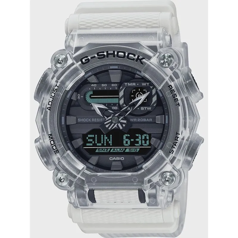 Relógio casio g-shock masculino transparente GA-900SKL-7ADR
