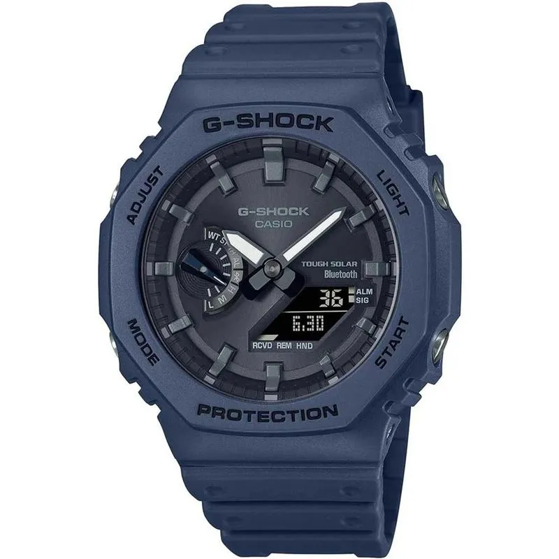 Relógio Casio Masculino G-Shock Anadigi Solar Azul