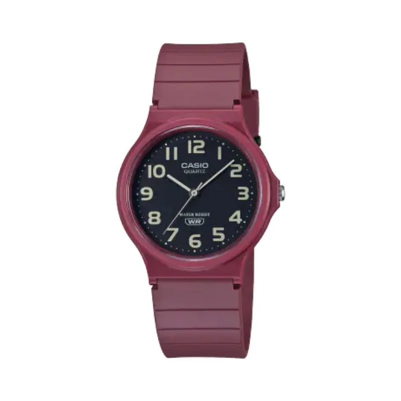 Relógio de Pulso Marca Casio Feminino Analógico Classico Casual Leve Azul Branco Vermelho Verde MQ-24UC