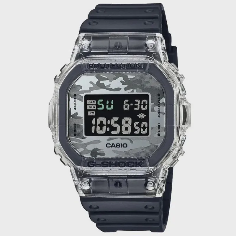 Relógio casio g-shock camuflado digital DW-5600SKC-1DR