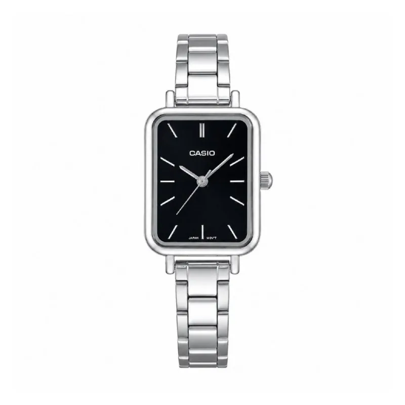 Reloj Casio Ltp-v009d-1eudf Plateado Mujer