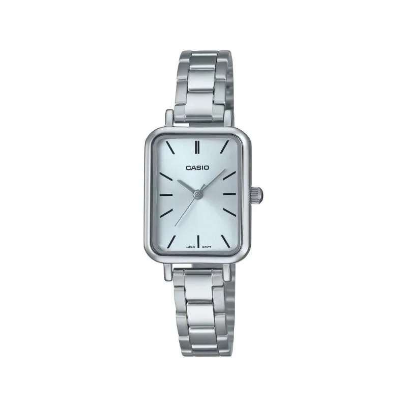 Reloj Casio Ltpv009d-2eudf Plateado Mujer