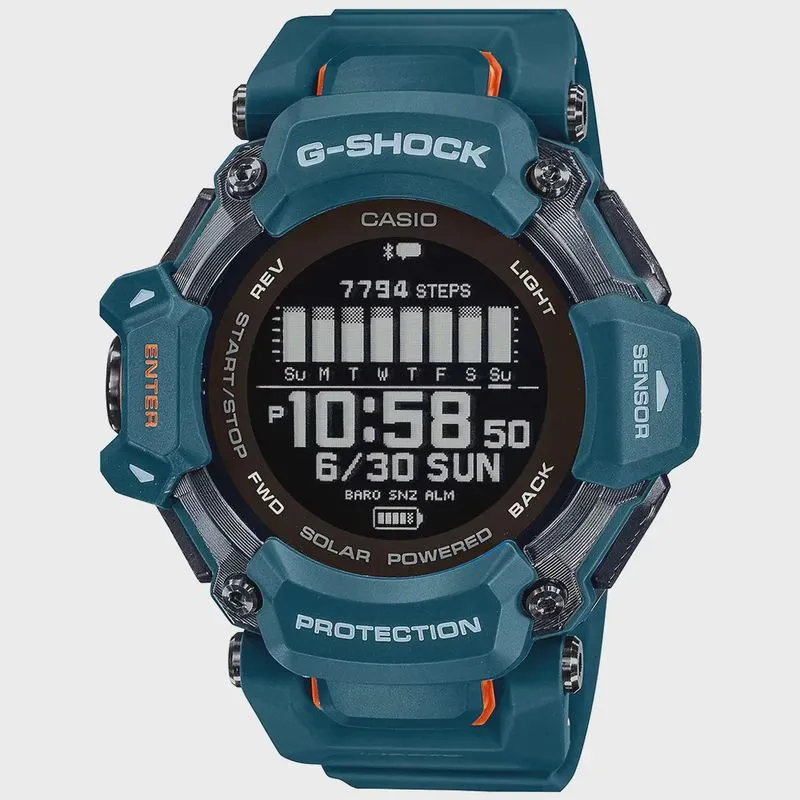 Relógio g-shock azul digital masculino GBD-H2000-2DR