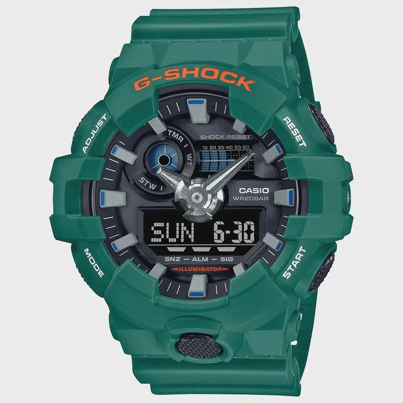Relógio casio g-shock Skater Flavor masculino GA-700SC-3ADR