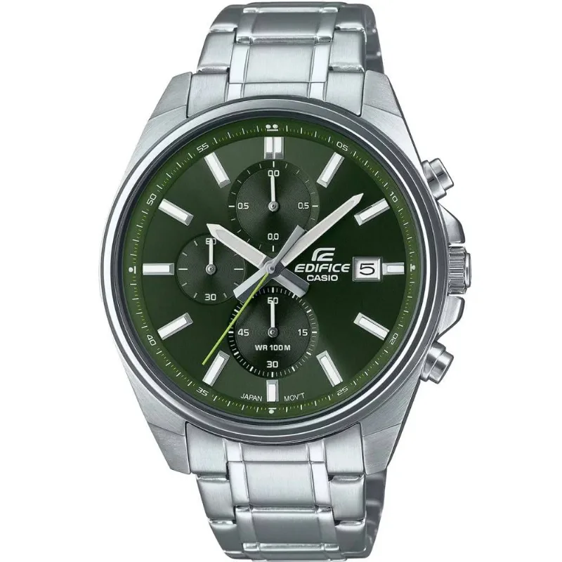 Relógio Casio Masculino Ref: Efv-610d-3cvudf Edifice Cronógrafo Prateado
