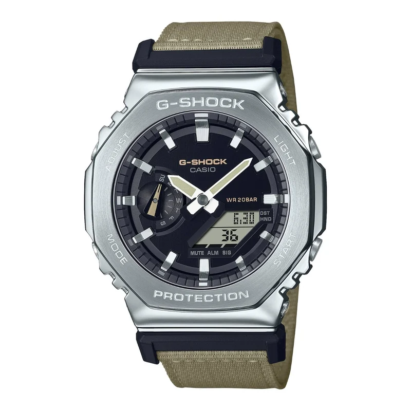 Casio - G-Shock m. sort urskive, 44 mm - GM-2100C-5AER