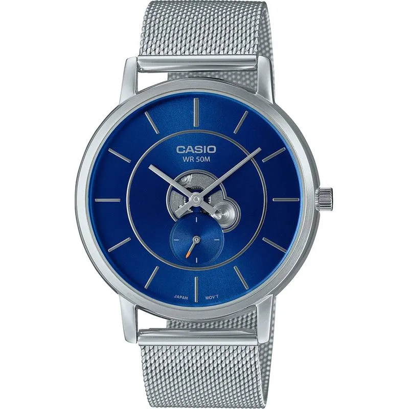 Relógio Unissex Casio Mtp-B130m-2avdf Prata