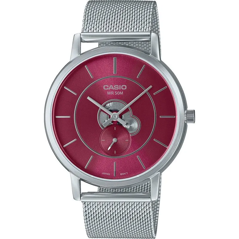 Relógio Unissex Casio Mtp-B130m-4avdf Prata