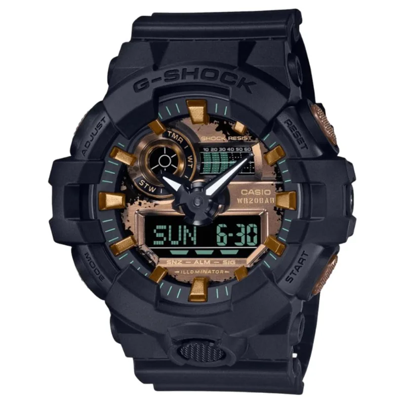 Reloj Casio Ga700rc-1a Negro Hombre