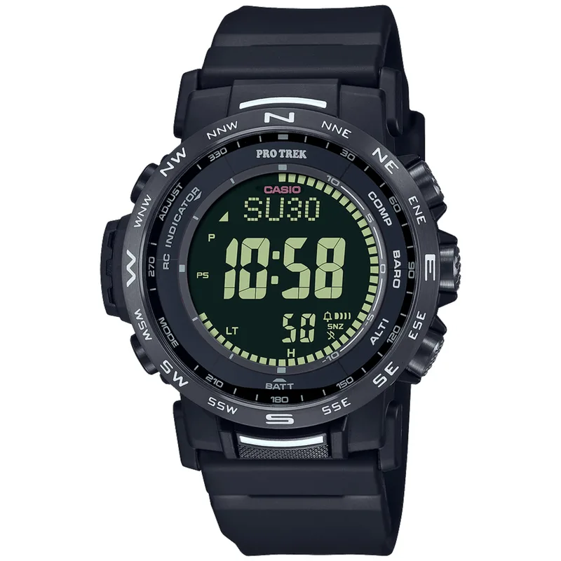 Relógio CASIO PRO TREK Triple sensor solar PRW-35Y-1BDR