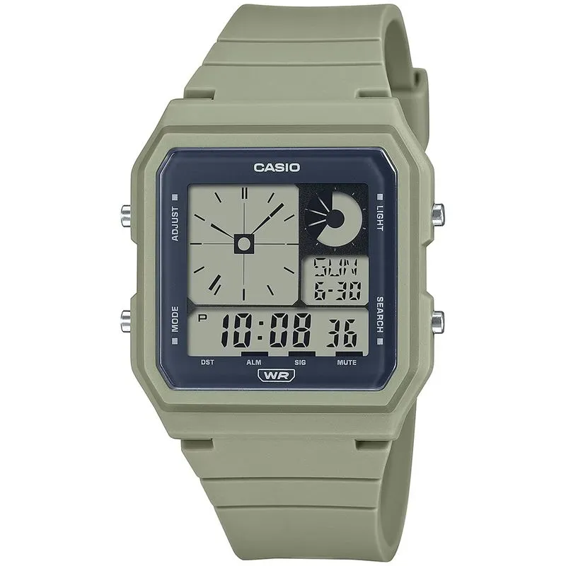 Relógio CASIO verde digital unissex LF-20W-3ADF
