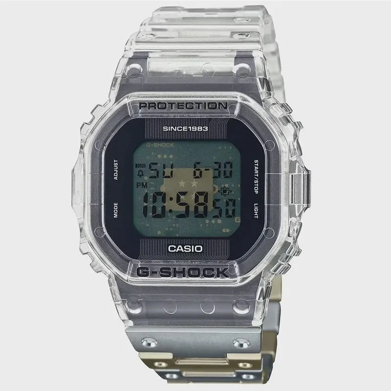 Relógio g-shock Clear Remix masculino digital DWE-5640RX-7DR