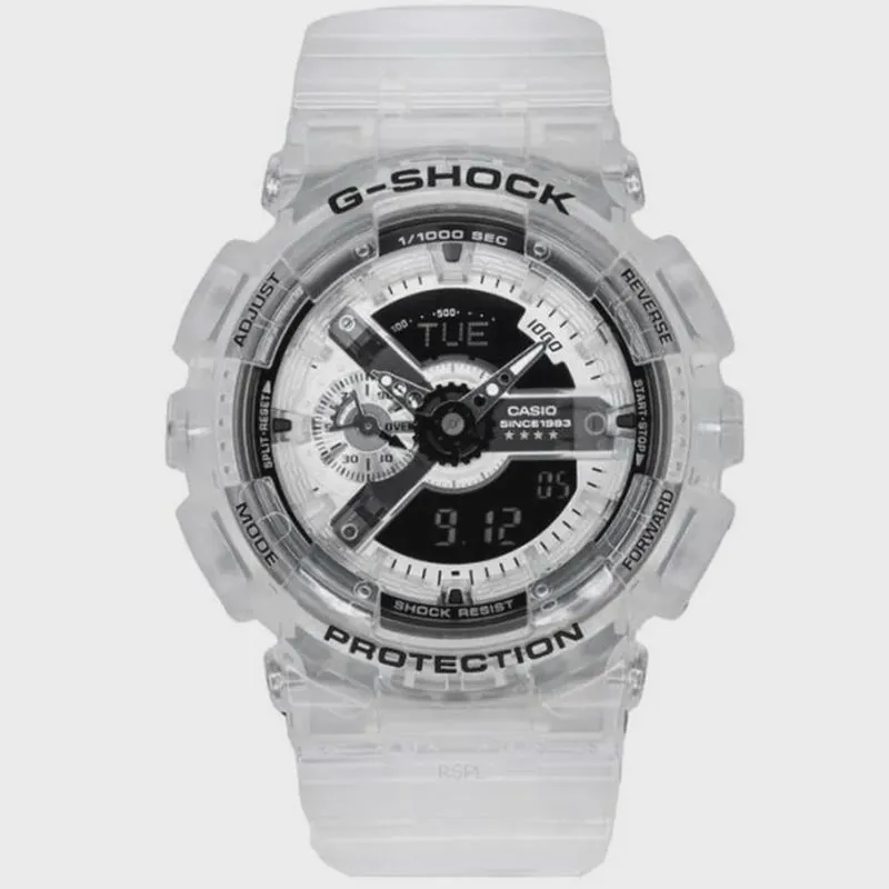 Relógio g-shock Clear Remix masculino anadigi GA-114RX-7ADR